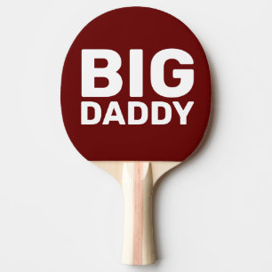 BIG DADDY PING PONG PADD;ES PING PONG PADDLE