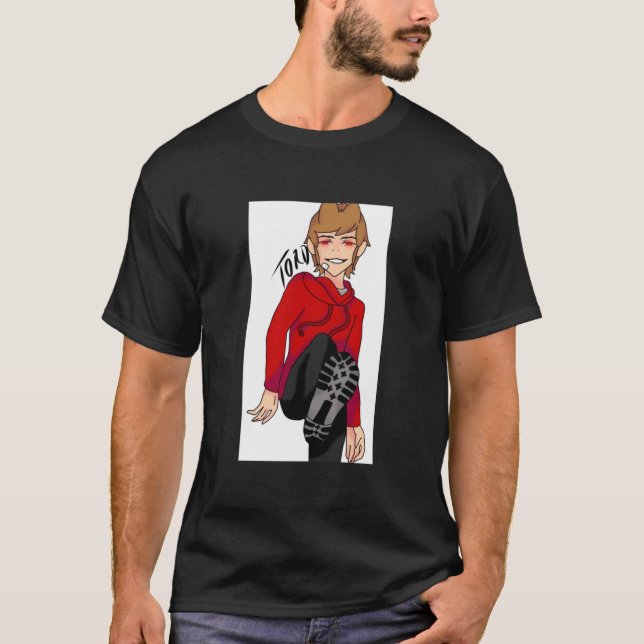 Big Daddy Tord- Eddsworld Fitted V-Neck T-Shirt (Front)