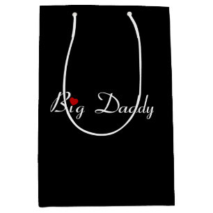 Big Daddy with Red Heart Medium Gift Bag