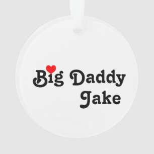 Big Daddy with Red Heart Ornament