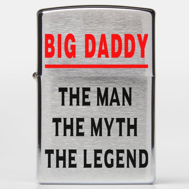 Big Daddy Zippo Lighter (Front)