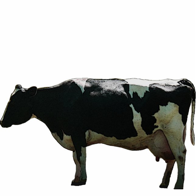 Big Dairy Cow Sculpture (Front)