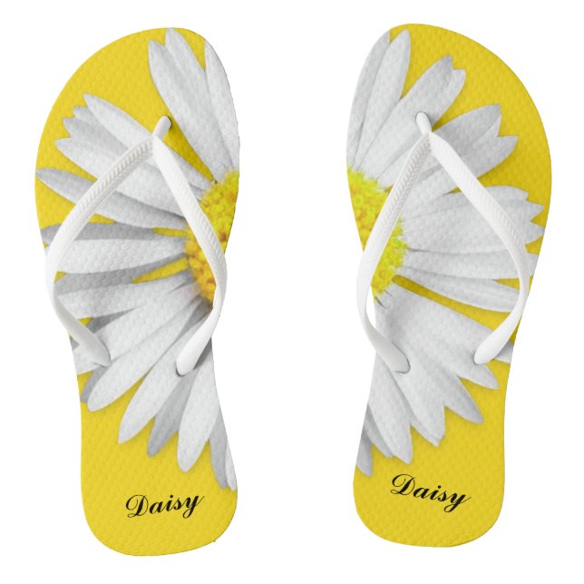Big Daisy Personalized Flip Flops (Footbed)