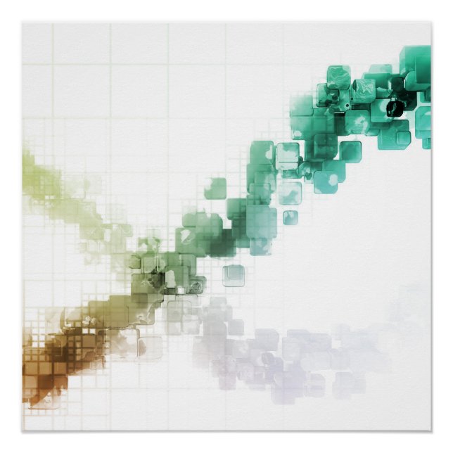 Big Data Visualization Analytics Technology Poster (Front)