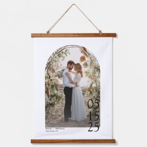 Big Date Custom Photo Print Wedding