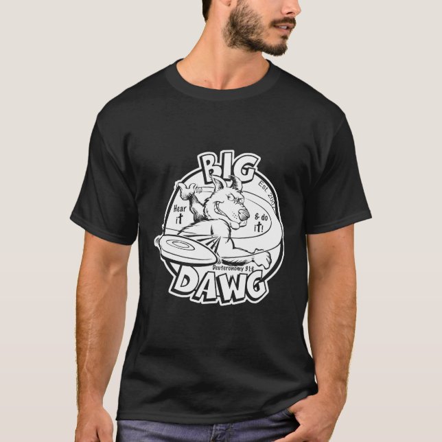 Big Dawg Disc  Husky T-Shirt (Front)
