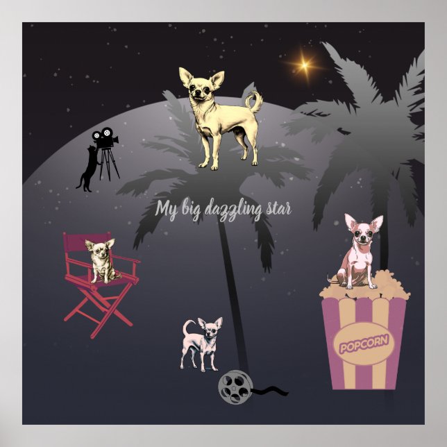 Big Dazzling Star Poster (Front)