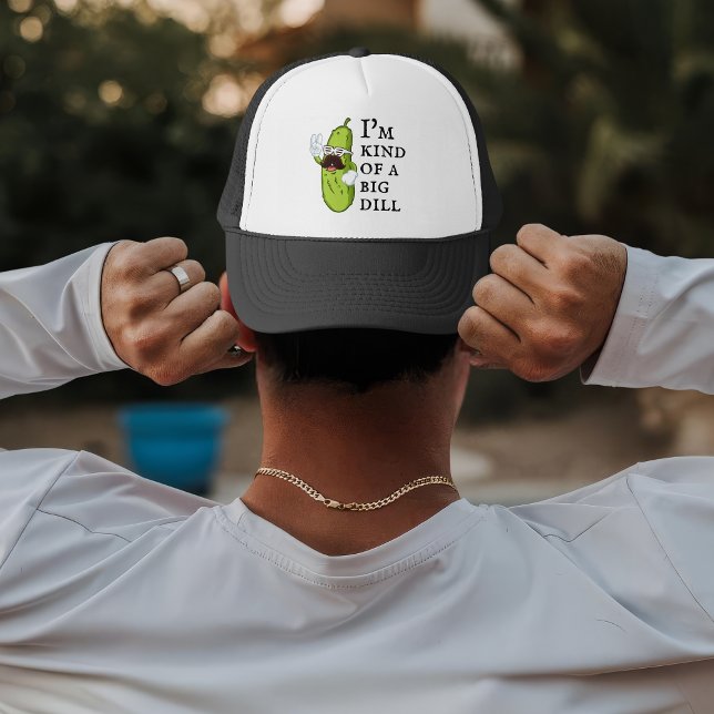 Big Deal Dill Pickle Personalized Trucker Hat (Creator Uploaded)