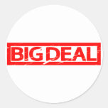 Big Deal Stamp Classic Round Sticker