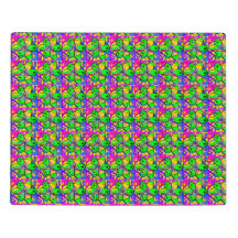 "BIG DESIGN GREEN BLUE RED MIXED COLOURS