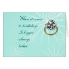 Big Diamond Card for any occasion- customize