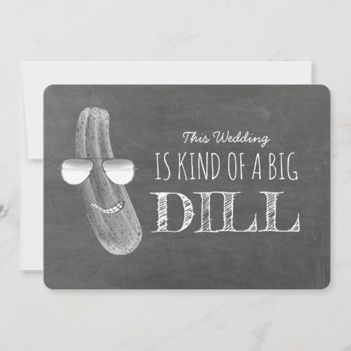 Big Dill Funny Bridesmaid Proposal Invitation