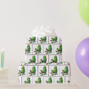 Big Dill Pickle In a Chair Wrapping Paper