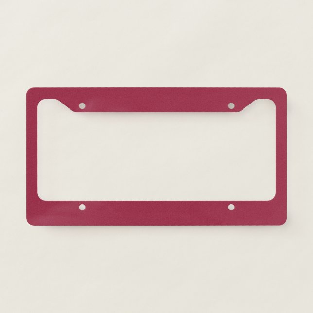 Big dip o’ruby  (solid color) license plate frame (Front)