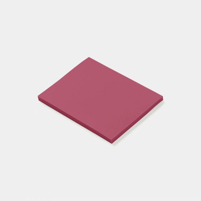 Big dip o’ruby  (solid color) post-it notes (Angled)