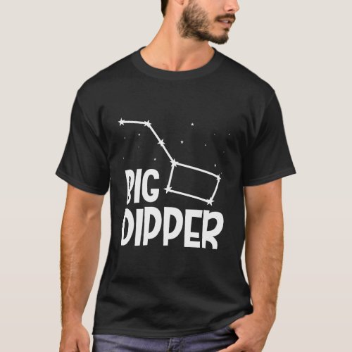 Big Dipper Constellation Space Stargazing T_Shirt