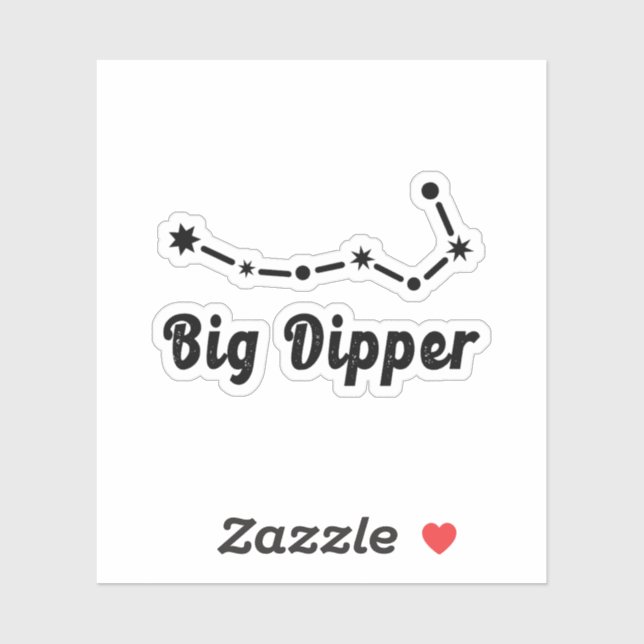 Big Dipper Constellation Ursa Major Sticker (Sheet)