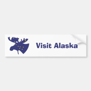 Big Dipper Moose Bumper Sticker