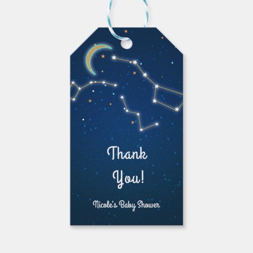 Big Dipper Star Gazing Constellation Celestial Gift Tags