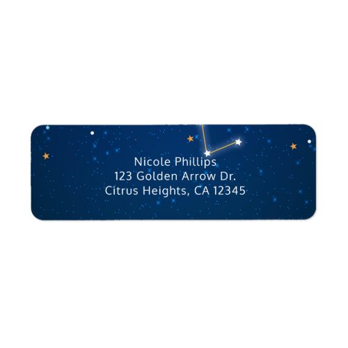 Big Dipper Star Gazing Constellation Celestial Label