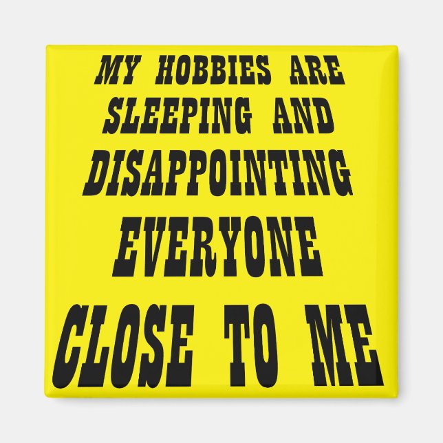 Big Disappointment Funny Fridge Magnet (Front)