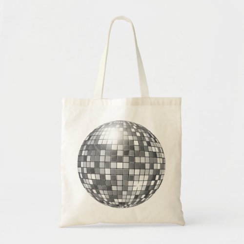 big disco ball tote bag