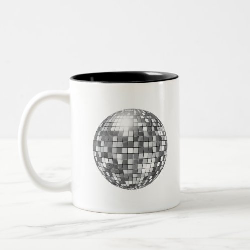 big disco ball Two_Tone coffee mug
