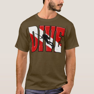 Big Dive Original Scuba Diving DIVE spearfishing T-Shirt