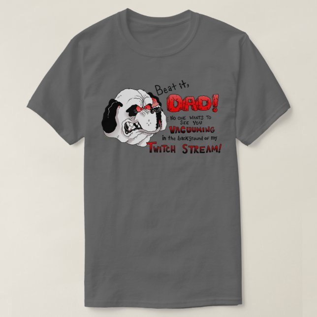 Big Dog 1  T-Shirt (Design Front)