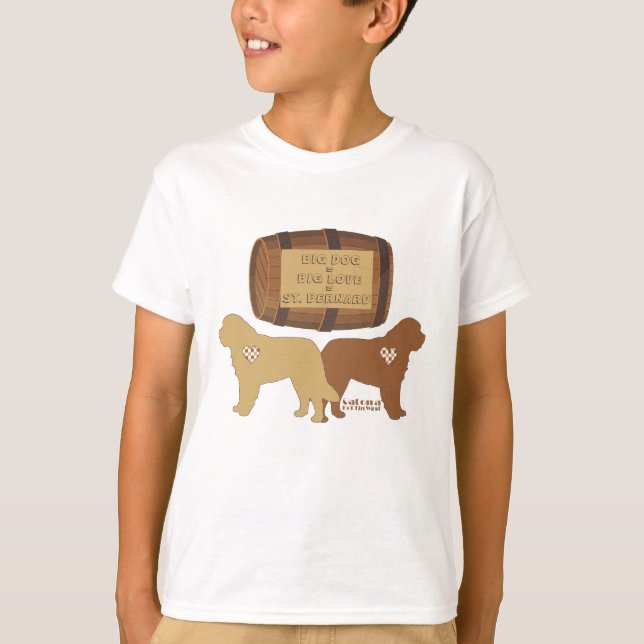 Big Dog Big Love St. Bernard T-Shirt (Front)