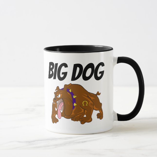 BIG DOG BULL DOG COFFEE MUGS (Right)