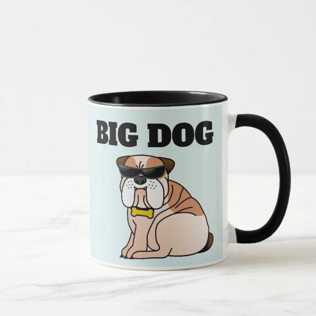 BIG DOG DOG LOVER COFFEE MUGS (Right)