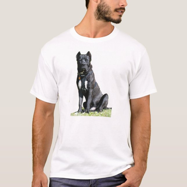 Big Dog  Sitting T-Shirt (Front)
