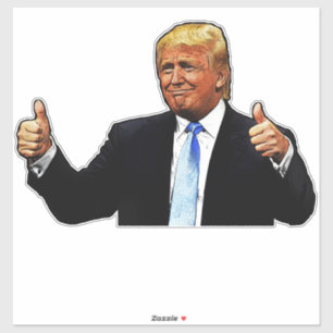BIG DONALD TRUMP EXTRA LARGE DECAL STICKER