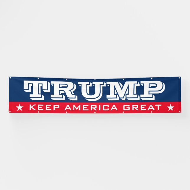 Big Donald Trump republican Keep America Great Banner (Horizontal)