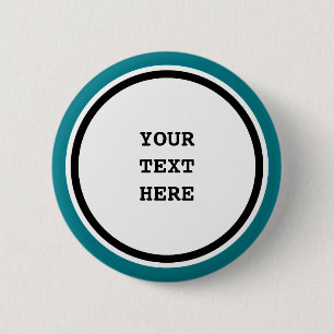 Big Dot white & Ring black + your backg. & ideas Pinback Button