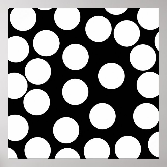 Big Dots in Black and White. Poster (Front)