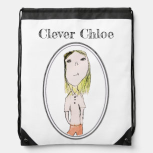 Big Ead (Chloe Design) Drawstring Bag
