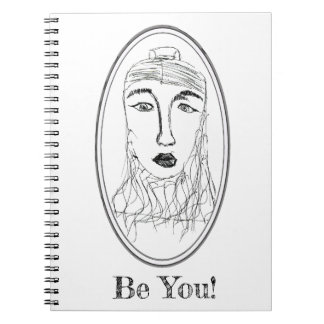 Big Ead Face (Jacquetta Design) Notebook