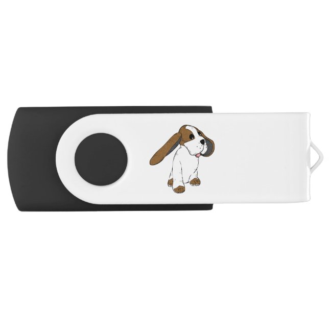 Big Earred Dog USB Flash Drive (Front)