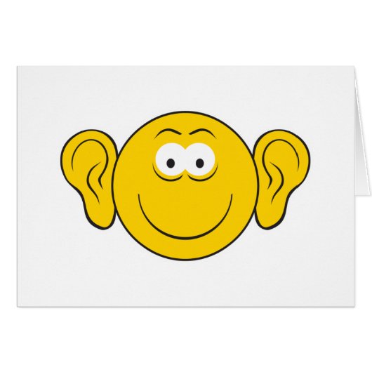 Big Ears Face Cards (Front Horizontal)