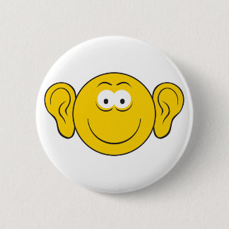 Big Ears Face Pinback Button