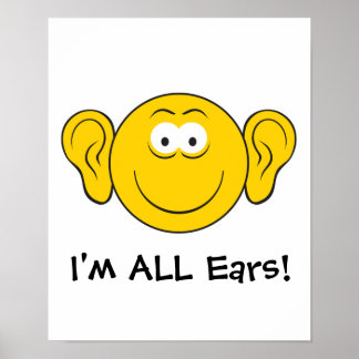 Big Ears Posters | Zazzle