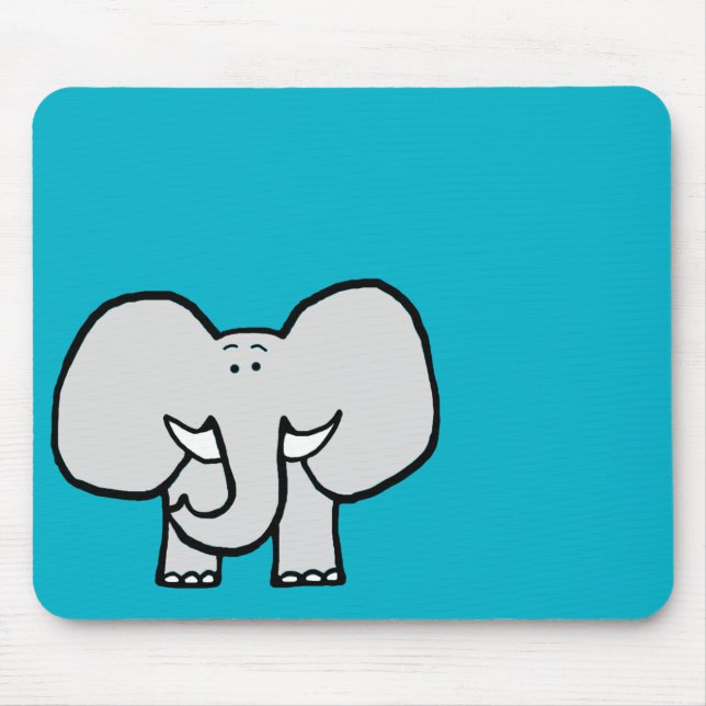 Big Ears the Elephant Mousepad (Front)