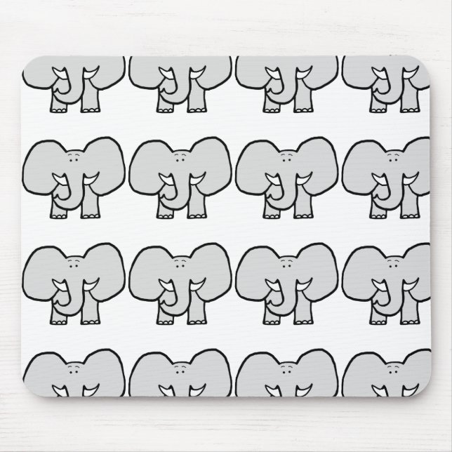 Big Ears the Elephant Mousepad (Front)