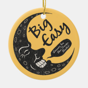 Big Easy Crescent Ceramic Ornament