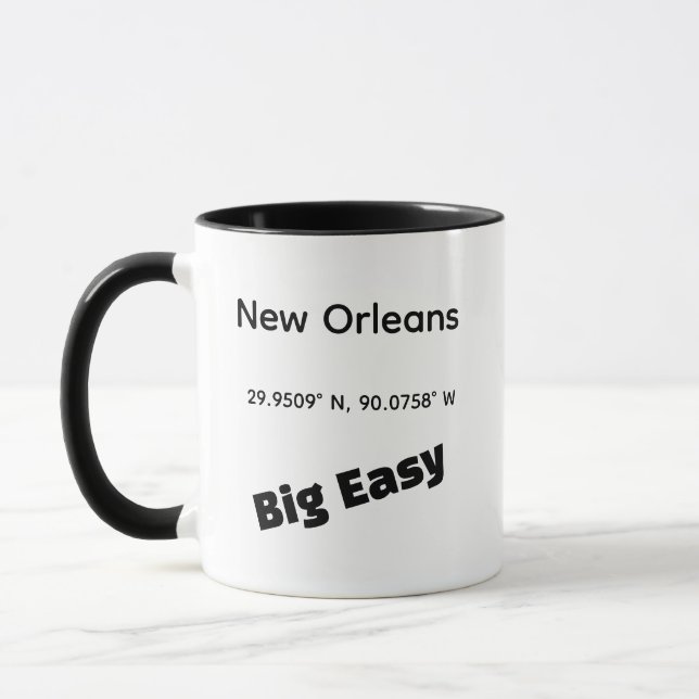 Big Easy New Orleans Coffee Mug (Left)