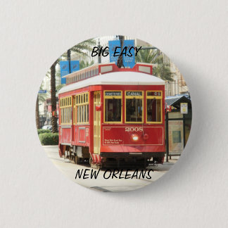 BIG EASY, NEW ORLEANS STREETCAR BUTTON