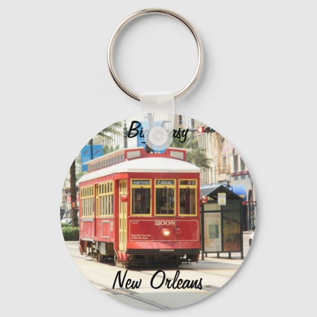 BIG EASY, NEW ORLEANS STREETCAR KEYCHAIN (Front)