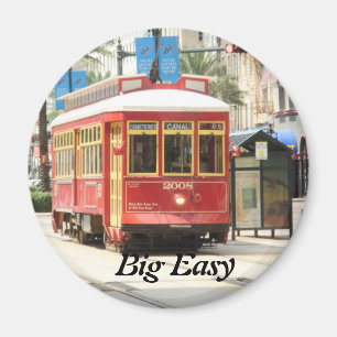 BIG EASY, NEW ORLEANS STREETCAR MAGNET